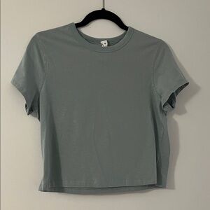 Lululemon Athletica Slate Gray Short Sleeve Tee